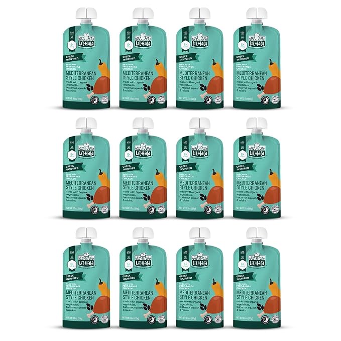 Li’l Hala Mediterranean Chicken Baby Food Pouches – Free-Range Chicken & - Image 6