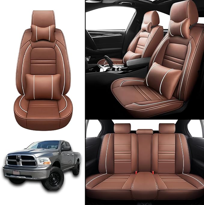 Car Seat Covers for Dodge ram 1500 2004-2011 | 5-Seats Seat Covers, Waterproof - Image 2