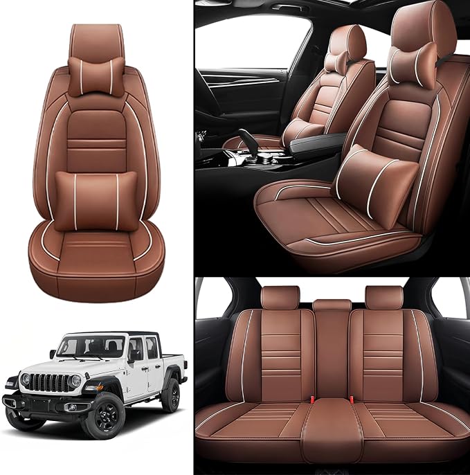 Car Seat Covers for JP Gladiator 2020-2025 | 5-Seats Seat Covers, Waterproof - Image 2