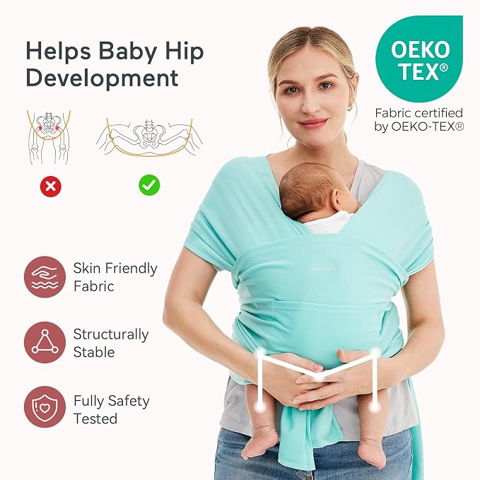 Momcozy Baby Wrap Carrier, Ergonomic Infant Slings - Image 3