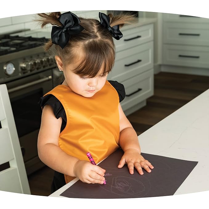 Tiny Twinkle Short Sleeve Apron Bibs - Image 2