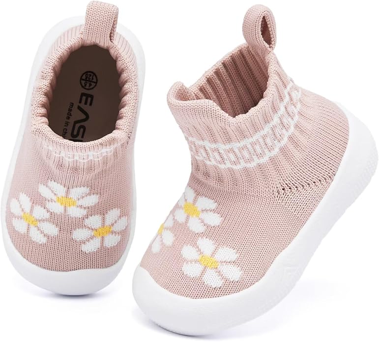 Eashi Baby Boy Girl Non-Skid Indoor Infant Walking Shoes Breathable Warm - Image 3