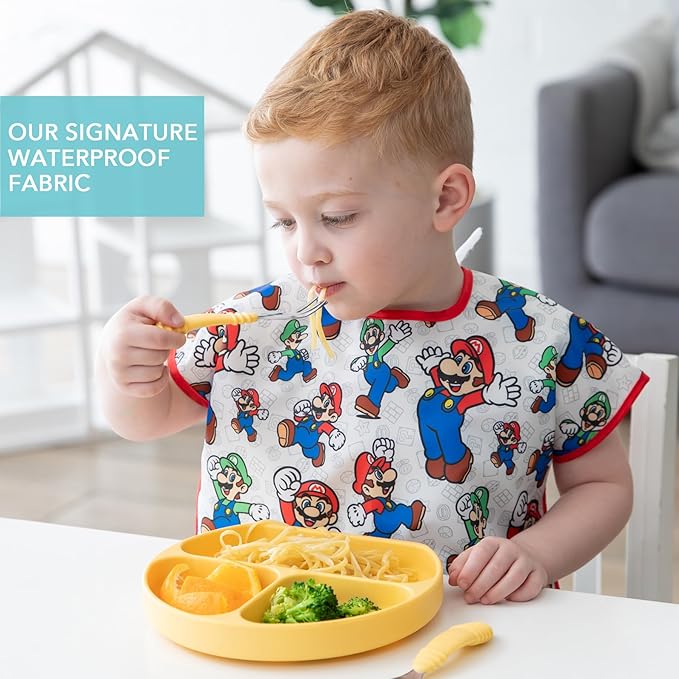 Bumkins Bibs - Toddler Bibs, Waterproof, Large - Image 2