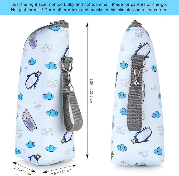 Accmor Baby Bottle Cooler Tote Bags, Insulated Breastmilk Cooler Bag, Nursing - Image 7