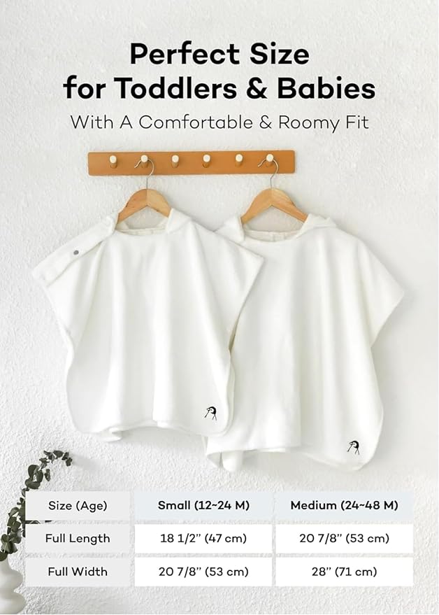 Konny Baby Hooded Towel Plush Thick & Cozy Soft-Touch Absorbent Rayon from - Image 5