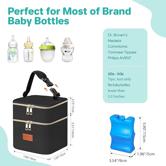 PIIOSER Breast Milk Storage Cooler Bag - Image 6