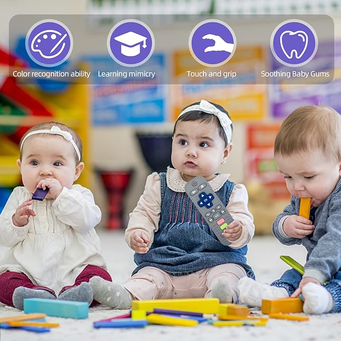 Chuya TV Remote Teether for 3-12-18 Months Babies Infant Toddlers Remote - Image 5