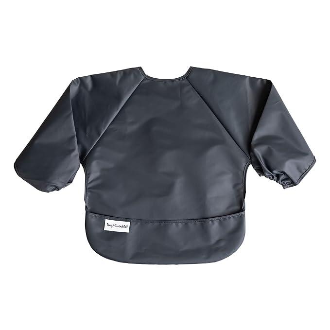 Tiny Twinkle Long Sleeve Bib for Babies & Toddlers – 2 Pack Waterproof Smock - Image 5
