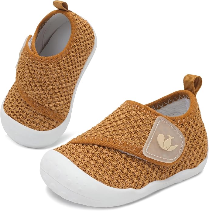 FEETCITY Baby First Walking Shoes Wide Baby Shoes Infant Sneakers Newborn Crib by FEETCITY