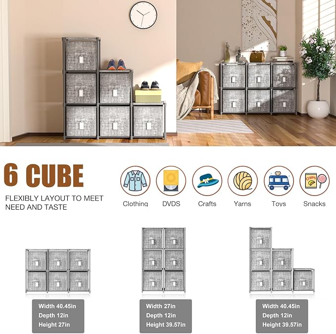 Cube Storage Organizer Shelf - Image 5