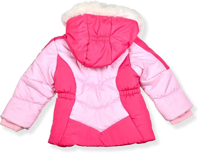 Arctic Quest Little Girls Bib Snow Pants and Ski Jacket Water-Resistant Snowsuit - Image 5