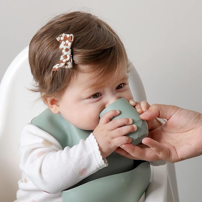 SAMiGO Silicone Baby Cups for 6-12 Months, Tiny Open Cups for Training and - Image 3
