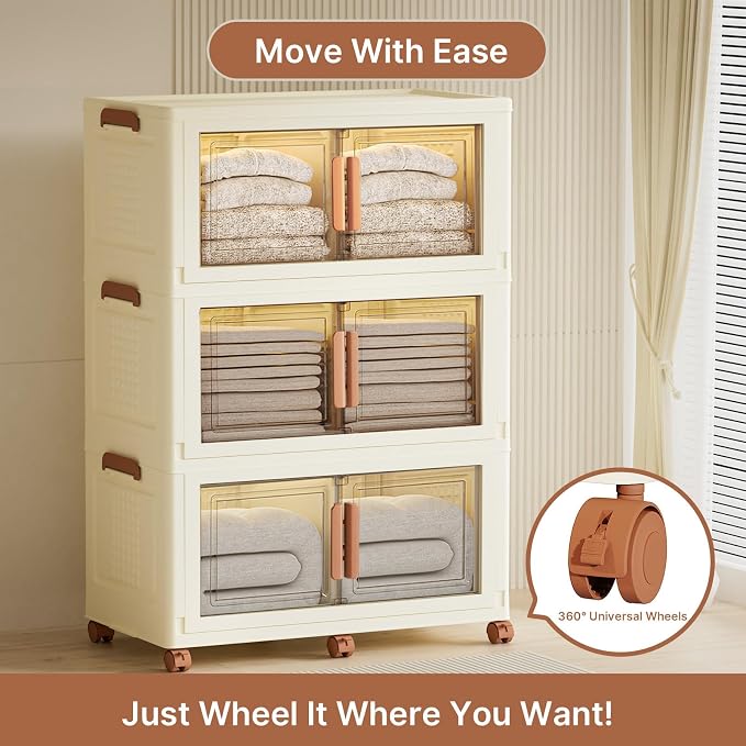 480Qt/120Gal Extra Large Stackable Storage Bins - Image 7