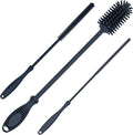 12.5" Silicone Bottle Brush & Straw Cleaner Brush Set | Water Bottle Cleaner by Kitchiny