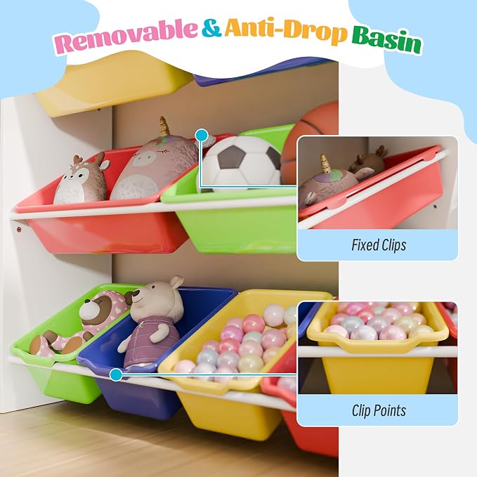 Large Kids Toy Storage Organizer, Toy Organizers and Storag - Image 7