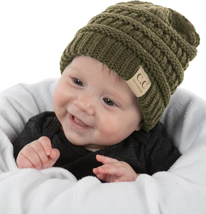 Funky Junque Baby Winter Hat – Cute Newborn Hats, Cozy Warm Infant Beanie by FunkyJunque