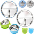 Stainless Steel Baby Plate and Bowls by MISSLILI