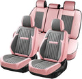 Coverado Car Seat Covers Full Set, Nappa Leather Seat Covers by COVERADOAUTO