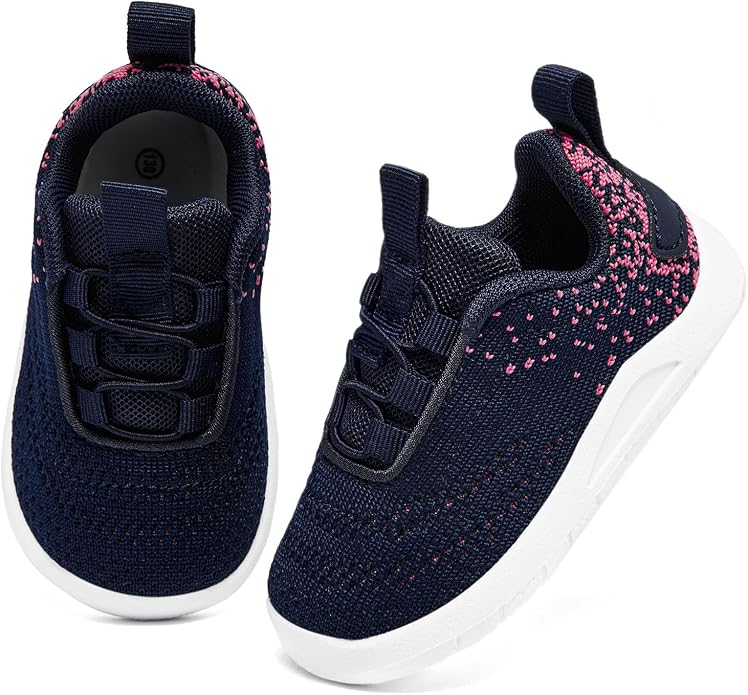 MORENDL Toddler Slip On Sneakers Baby Walking Shoes Non-Slip Breathable Unisex - Image 2