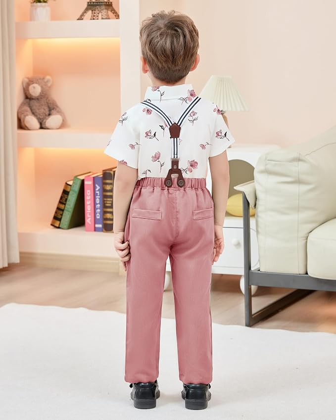 nilikastta Boy Suit Toddler Boy Outfit Boy Dress Shirt - Image 4