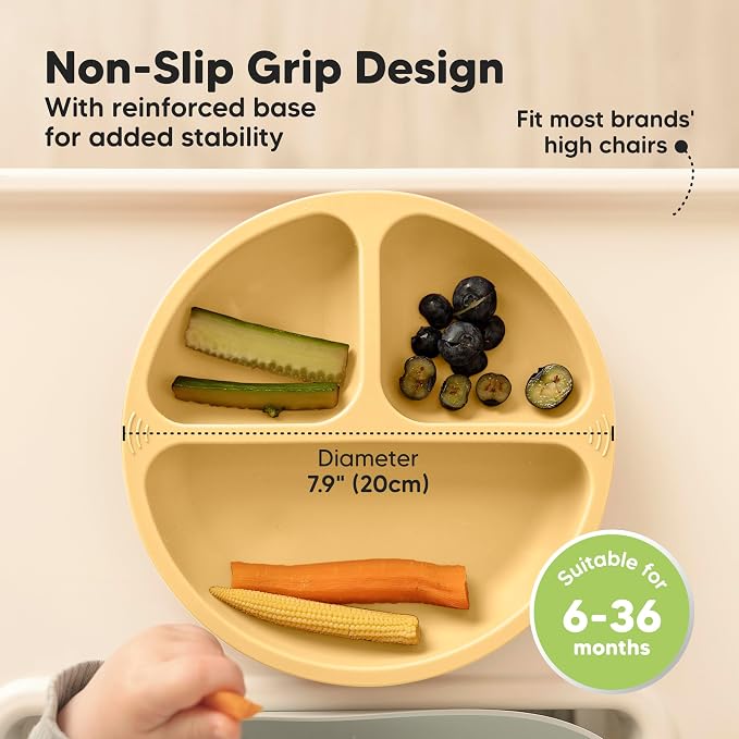 KeaBabies Suction Plates for Baby, Toddler - Image 4