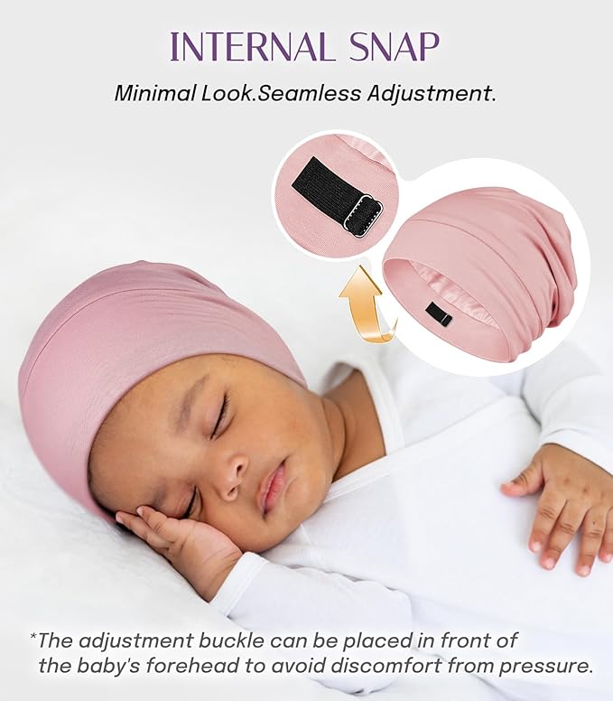 OLESILK Silk Baby Bonnet for 0-6 Months - Image 6