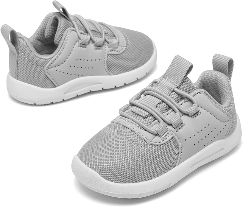 MORENDL Toddler Slip On Sneakers Baby Walking Shoes Non-Slip Breathable Unisex - Image 3