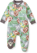 Burt’s Bees Baby Boys' One-Piece Sleep and Play 100% Organic Cotton PJs by BurtsBeesBaby