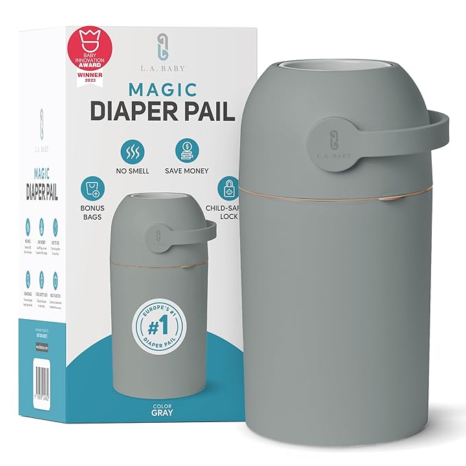 L.A. BABY Magic Diaper Pail by L.A.+Baby