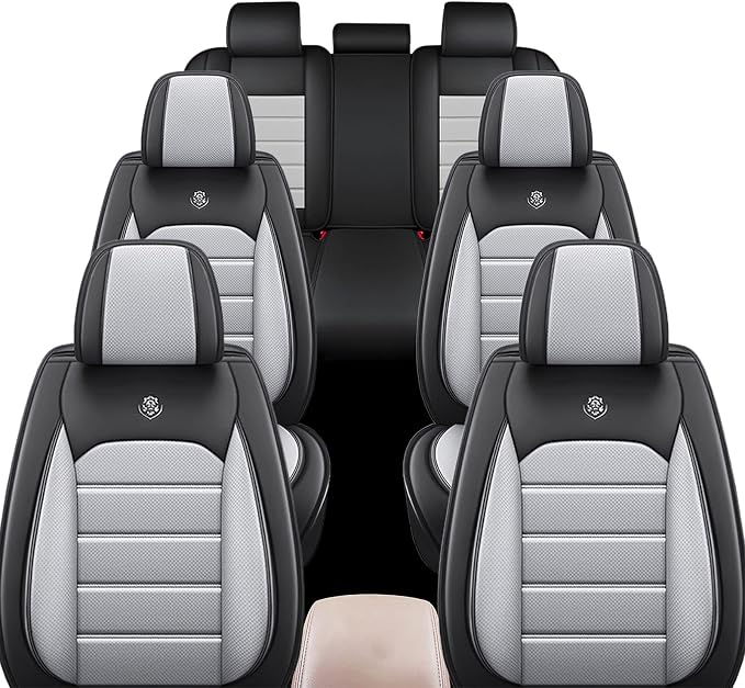 JOJ Car Seat Cover Fit for Toyota Highlander 2001-2025, 7 Seat Car Seat Cover - Image 2