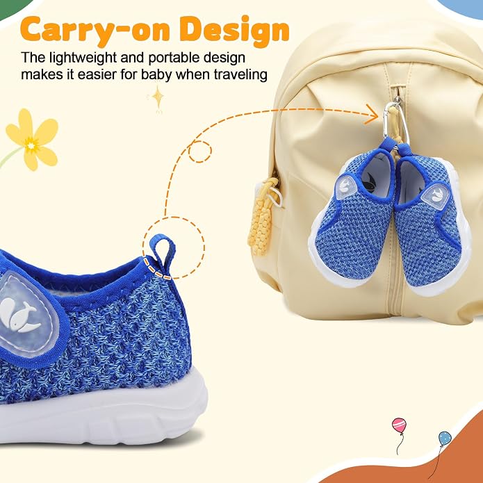 FEETCITY Baby Shoes Boys Girls First Walking Shoes Infant Sneakers Lightweight - Image 4