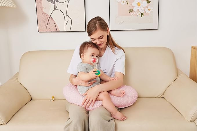 Nursing Pillow for Bottle and Breastfeeding, Ergonomic Comfort Nursing - Image 7