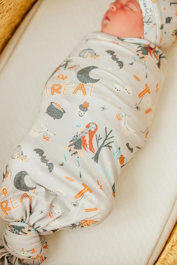 Copper Pearl Large Premium Knit Baby Swaddle Receiving Blanket 'Nightmare - Image 3