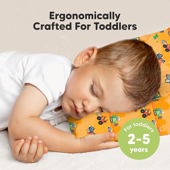 Toddler Pillow with Pillowcase - Image 2