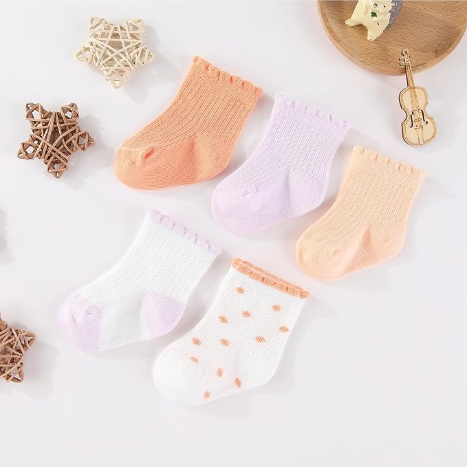 15 Pack Infant Hats Gloves Socks Unisex Baby Boy Girl Accessories Set Cotton - Image 7