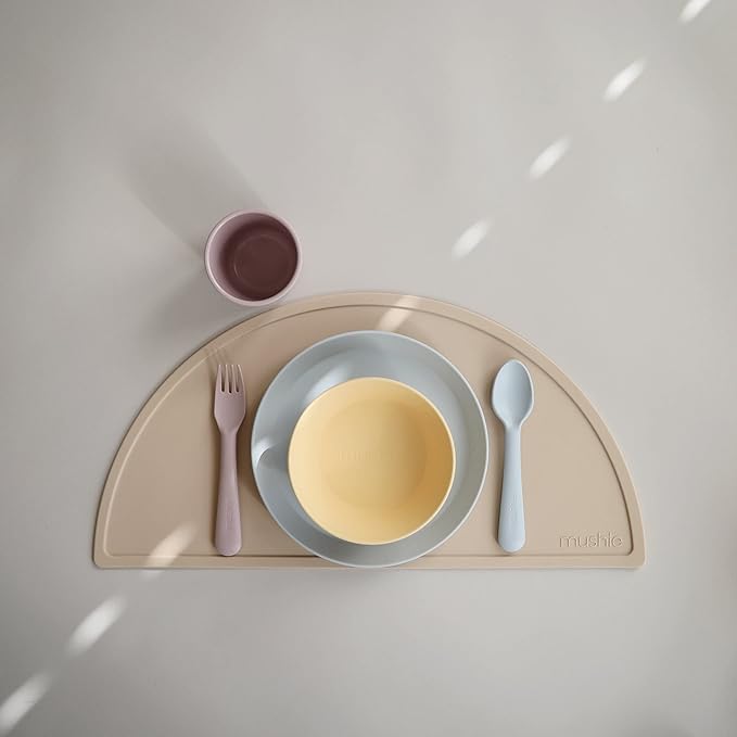 mushie Round Dinnerware Bowls for Kids | Made in Denmark - Image 4