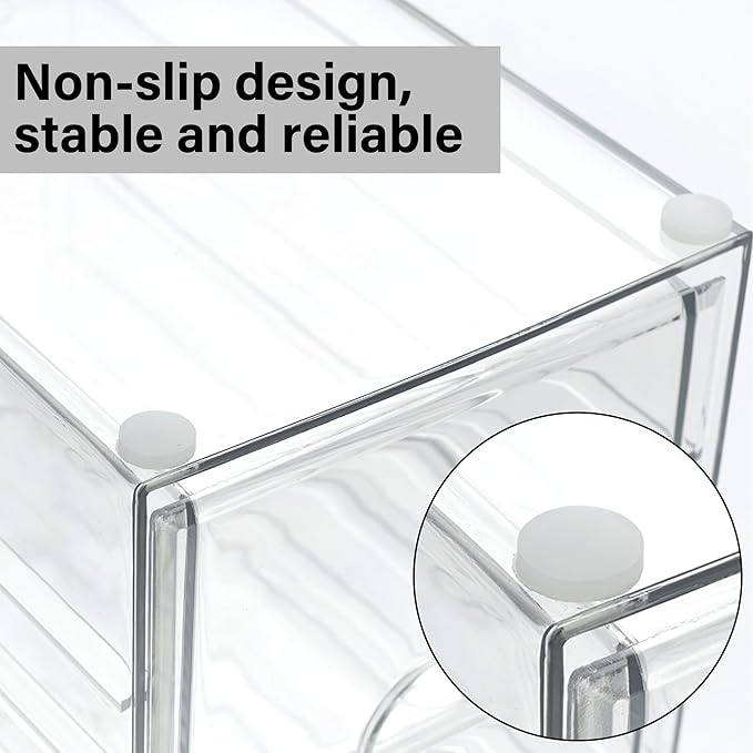 Prsildan Acrylic Drawer Makeup Organizer - Image 7
