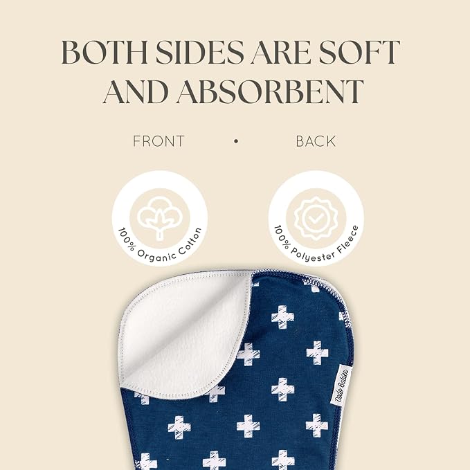 Dodo Babies 5-Pack Baby Burp Cloths - Image 3
