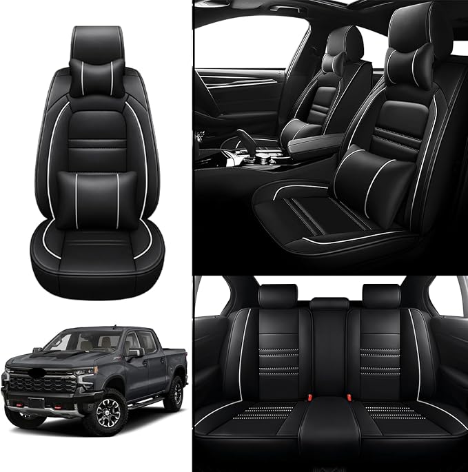 Car Seat Covers for Chevy Silverado 1500 2007-2025 | 5-Seats Seat Covers - Image 2
