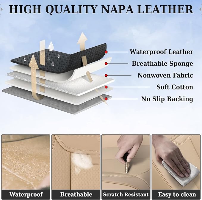Coverado Seat Covers, Car Seat Covers Front Seats, Car Seat Cover, Car Seat - Image 5