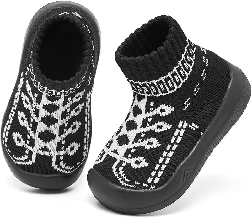 Eashi Baby Boy Girl Non-Skid Indoor Infant Walking Shoes Breathable Warm - Image 3