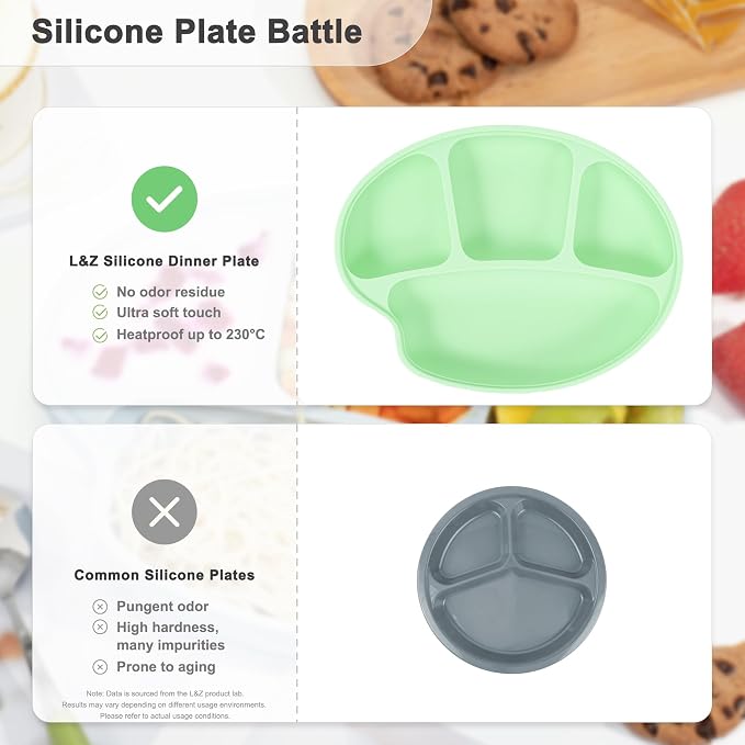 Li&Zhao Baby Bowls with Suction - Image 5