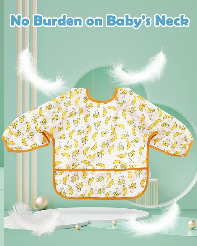 Lictin Long Sleeve Bibs 5 Pack - Image 5