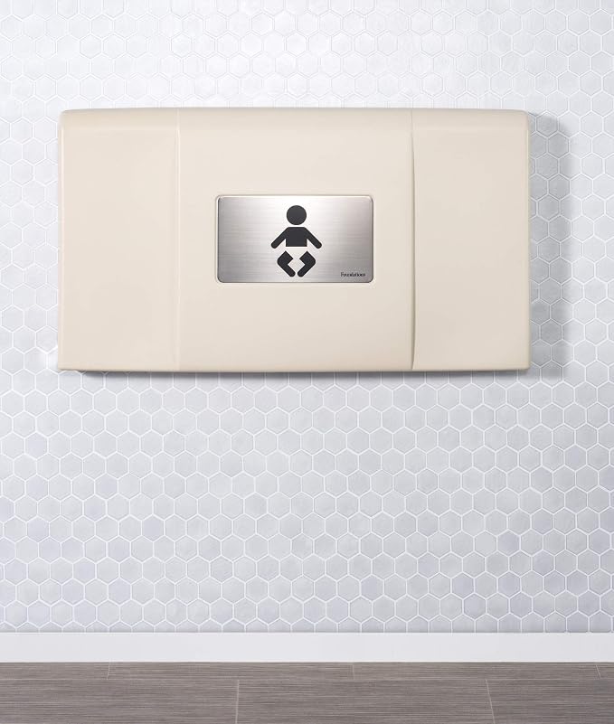 Foundations Ultra Horizontal Wall Mounted Baby Diaper Changing Station - Image 9