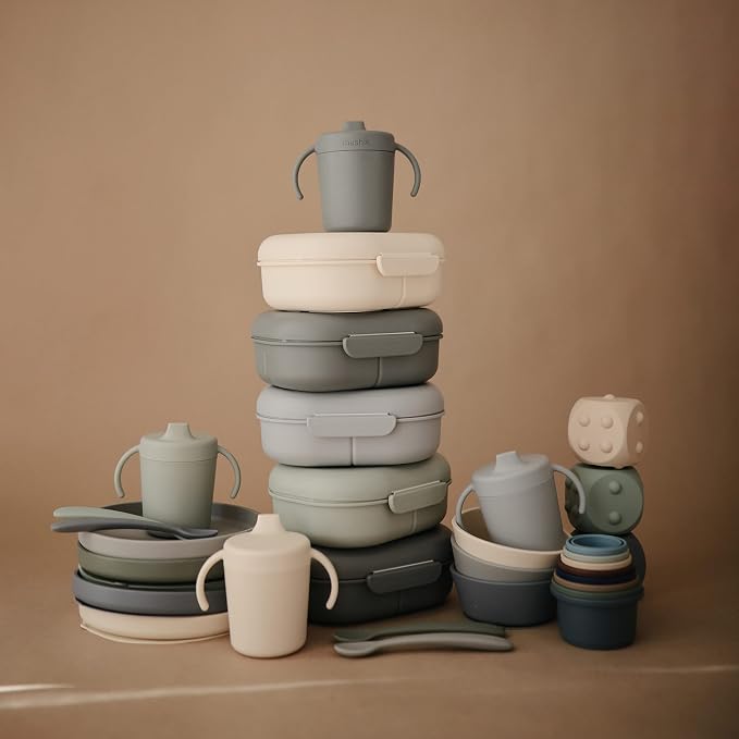 mushie Trainer Sippy Cup | Made in Denmark | Leak Resistant Twist-Off Lid & - Image 6