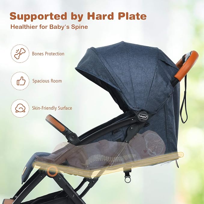 BABY JOY Lightweight Baby Stroller, Compact Toddler Travel Stroller - Image 8