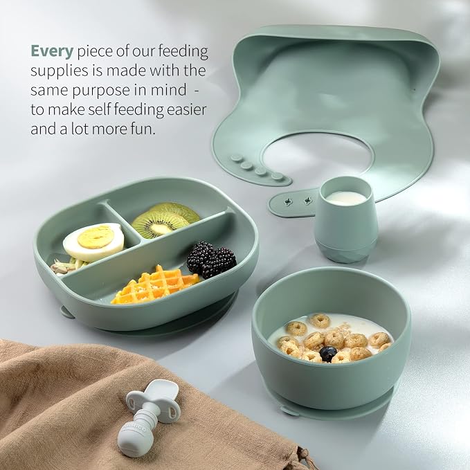 SAMiGO Silicone Baby Spoons Self Feeding 6+ Months - Image 6