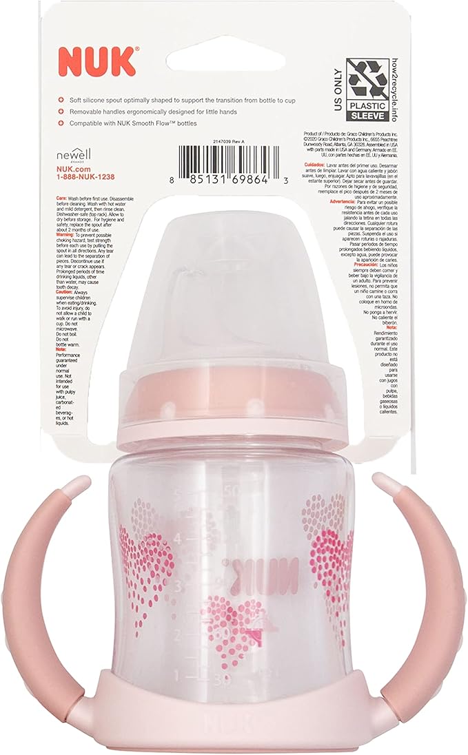 NUK Small Learner Tritan Cup, 5 oz, 6+ Months – BPA Free, Spill Proof Sippy Cup - Image 8