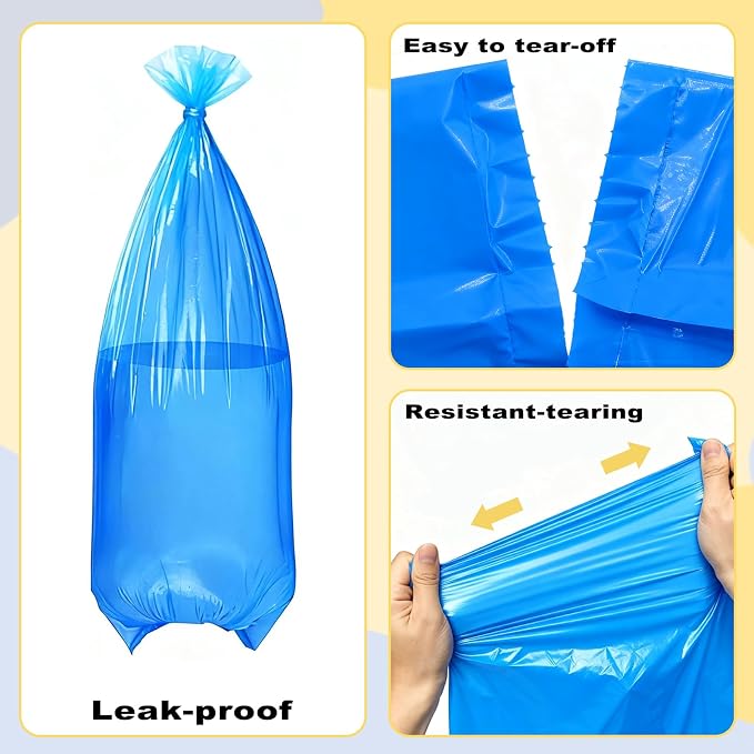 2-Pack Diaper Pail Refills Bags, Compatible - Image 3