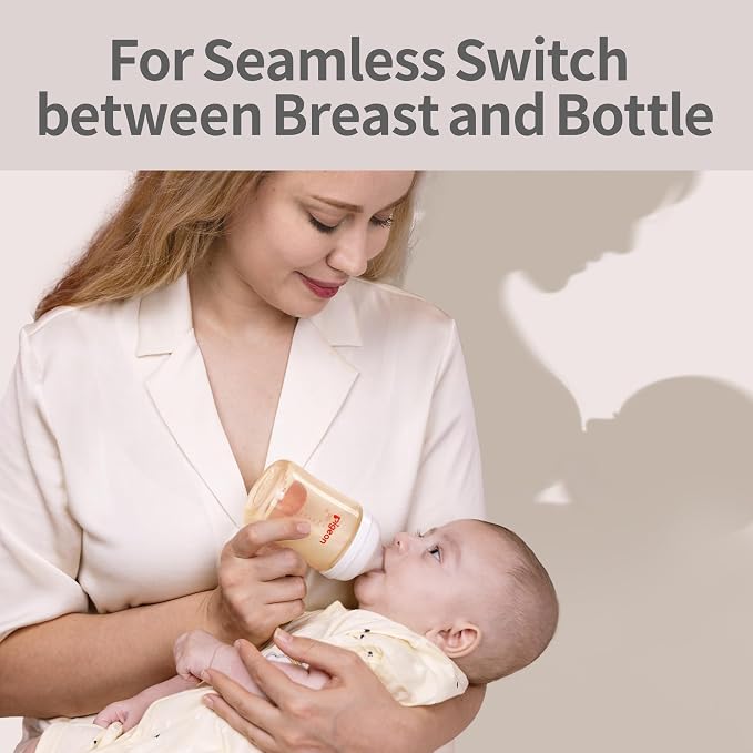 Pigeon PPSU Nursing Baby Bottle Wide Neck, Anti-Colic, Streamlined Body - Image 7